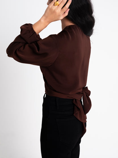 JUNIPER BALLOON SLEEVE BLOUSE