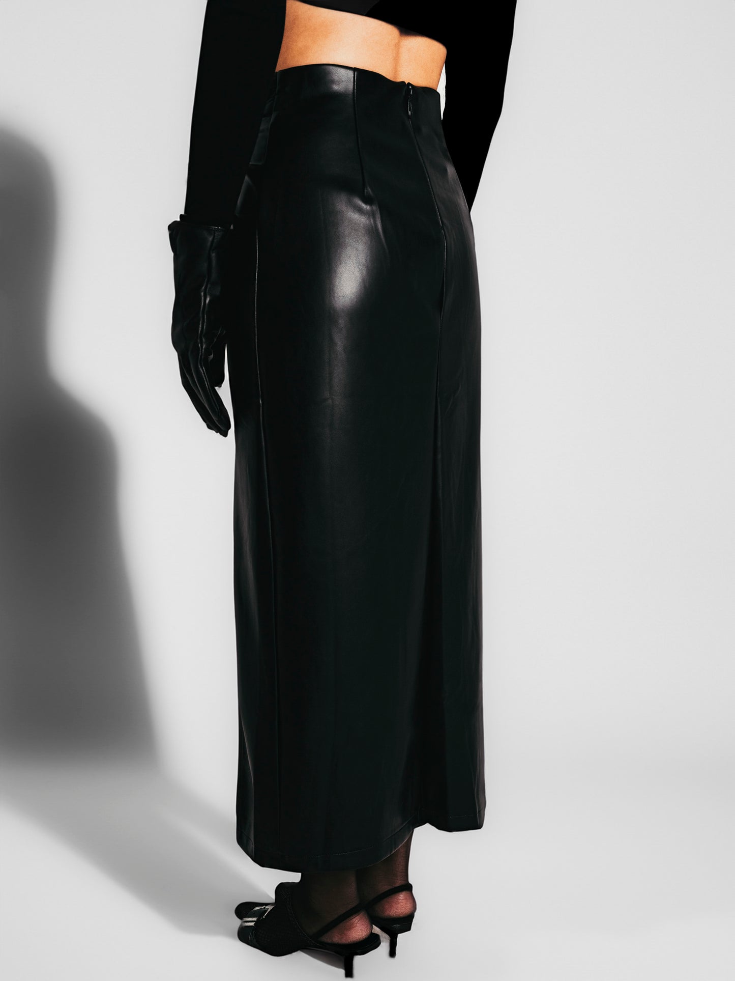 AELIN LEATHER SKIRT